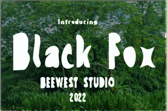 Black Fox: A Bold Display Font That Commands Attention