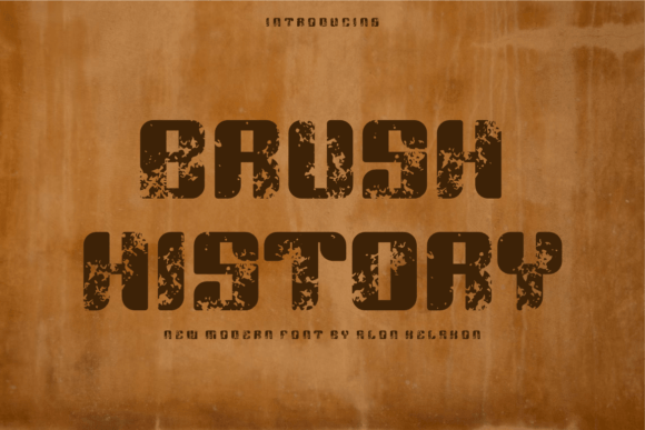 Brush History: A Display Font with Editorial Grit