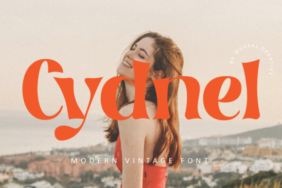 Cydnel: A Modern Vintage Typeface for Editorial Design