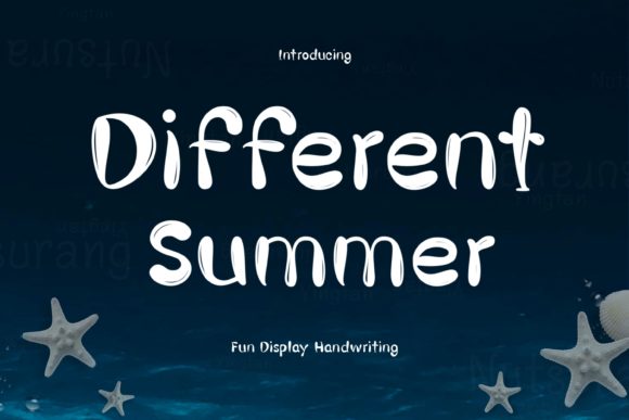 Different Summer: A Display Font That Adds Instant Personality to Your Brand