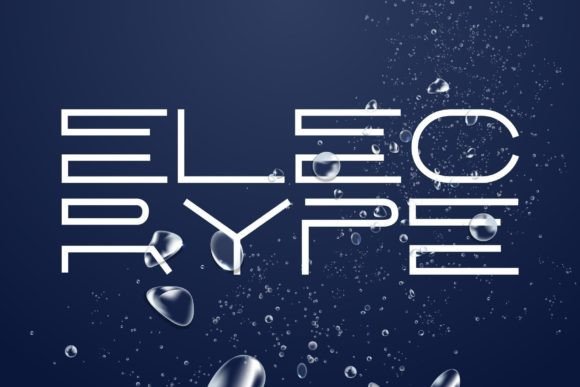 Electrype: A Bold Display Font