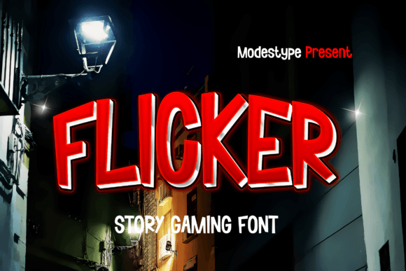 Flicker: A Display Font That Feels Like a Story Unfolding