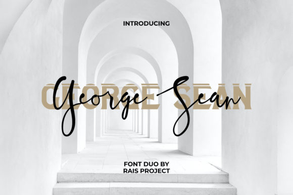 George Sean: A Chic Display Font for Digital Branding