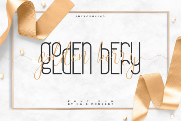 Golden Berry: A Display Font That Brings Warmth to Brand Identity