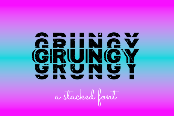 Grungy Font: A Bold Display Typeface for Small Business Branding