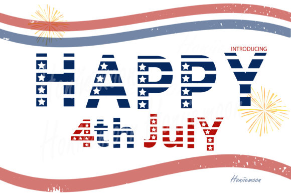 Happy 4th July: A Vibrant Display Font for Editorial Joy