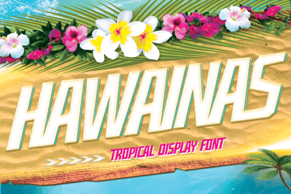 Hawainas: A Tropical Display Font That Sets the Editorial Mood