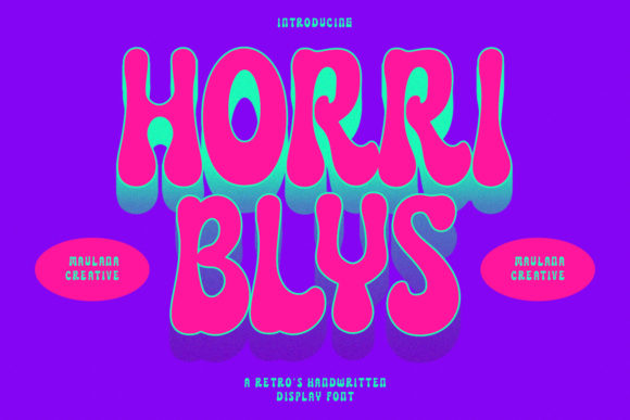 Horriblys: A Bold Handwritten Display Font for Scroll-Stopping Campaigns