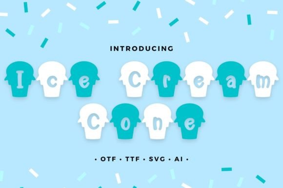 Ice Cream Cone: A Fun Font for Business