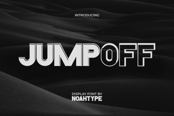 Jumpoff: A Bold Display Font That Cuts Through the Feed