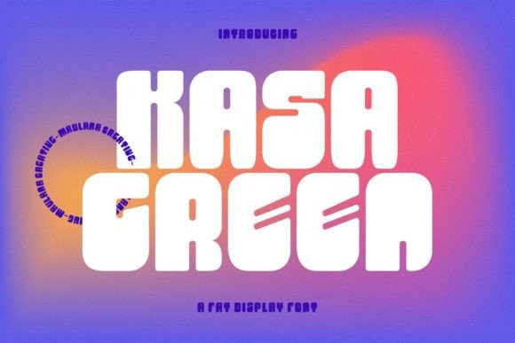 Kasa Green: A Bold Display Font for Scroll-Stopping Brand Content