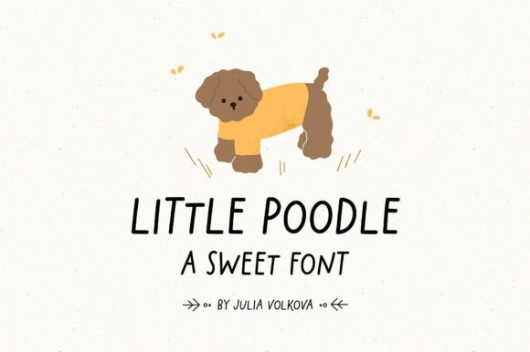 Little Poodle Font for Creative Projects