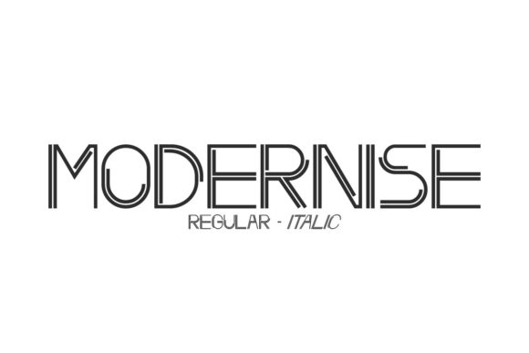 Modernise: A Display Font That Feels Like a Fresh Start
