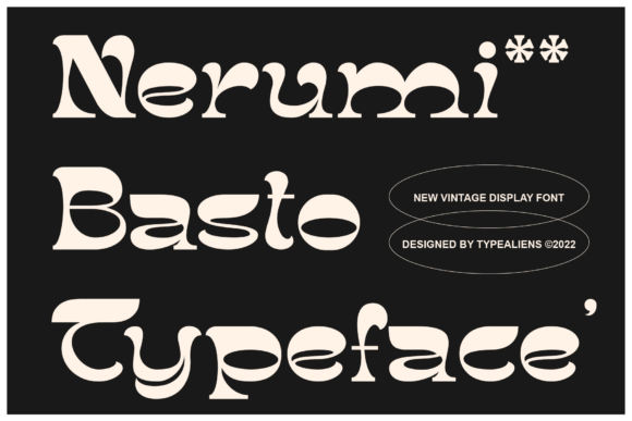 Nerumi Basto: A Font for Bold Campaigns