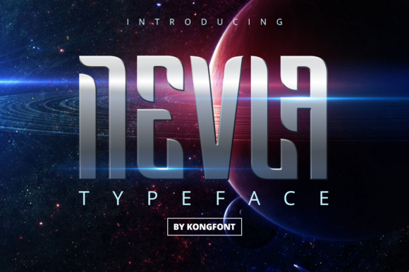 Nevla: A Bold, Modern Display Font for Handmade Creators