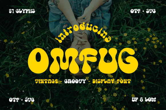 Omfug: A Groovy Retro Display Font for Bold Branding