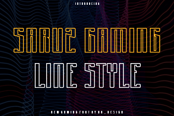 Saruz Gaming Font for Bold Branding