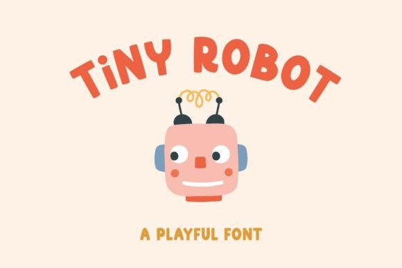 Tiny Robot: A Happy Handwritten Font