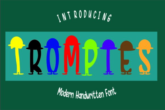 Trompies: A Playful Display Font for Editorial Impact