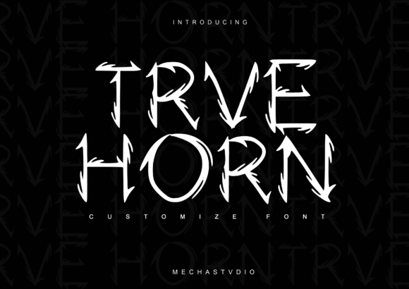 True Horn: A Display Font That Adds Instant Character to Your Brand
